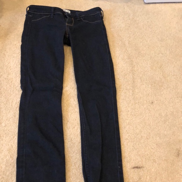 hollister dark wash 00R jeans - Picture 2 of 3